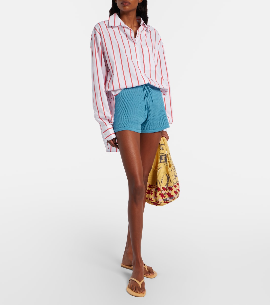 Shorts Samara de algodón | Staud