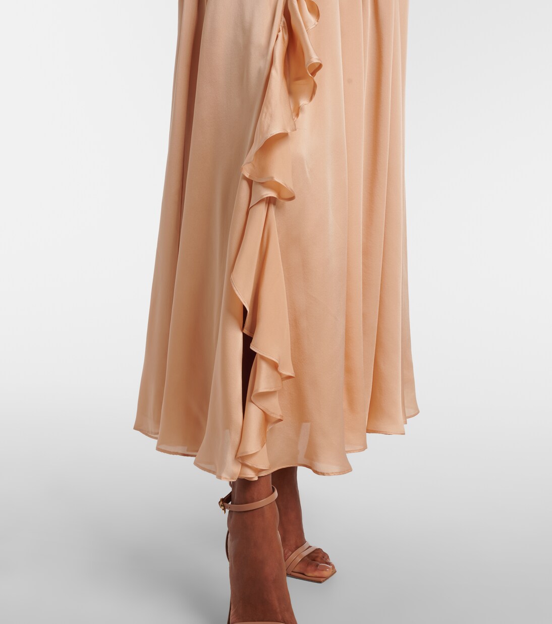 Midirock Zena aus Seidenchiffon | Ulla Johnson