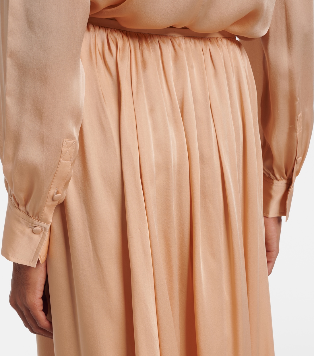 Midirock Zena aus Seidenchiffon | Ulla Johnson