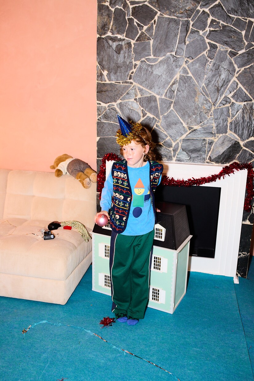 Logo embroidered track pants | Bobo Choses