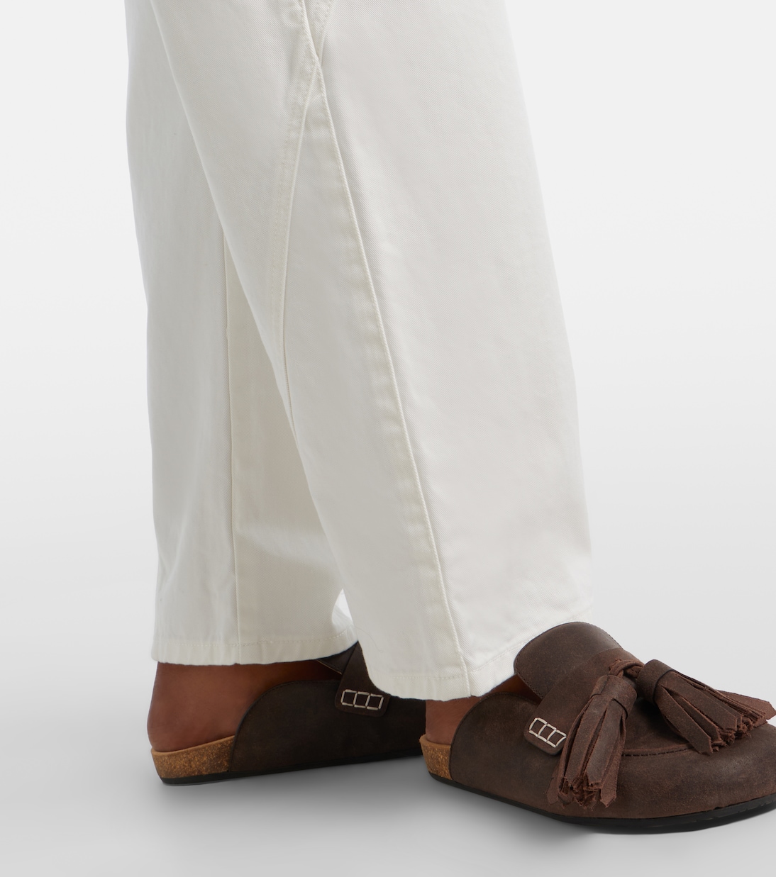 Embroidered straight jeans | JW Anderson