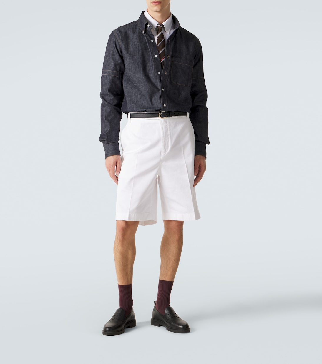 Cotton Bermuda shorts | Thom Browne
