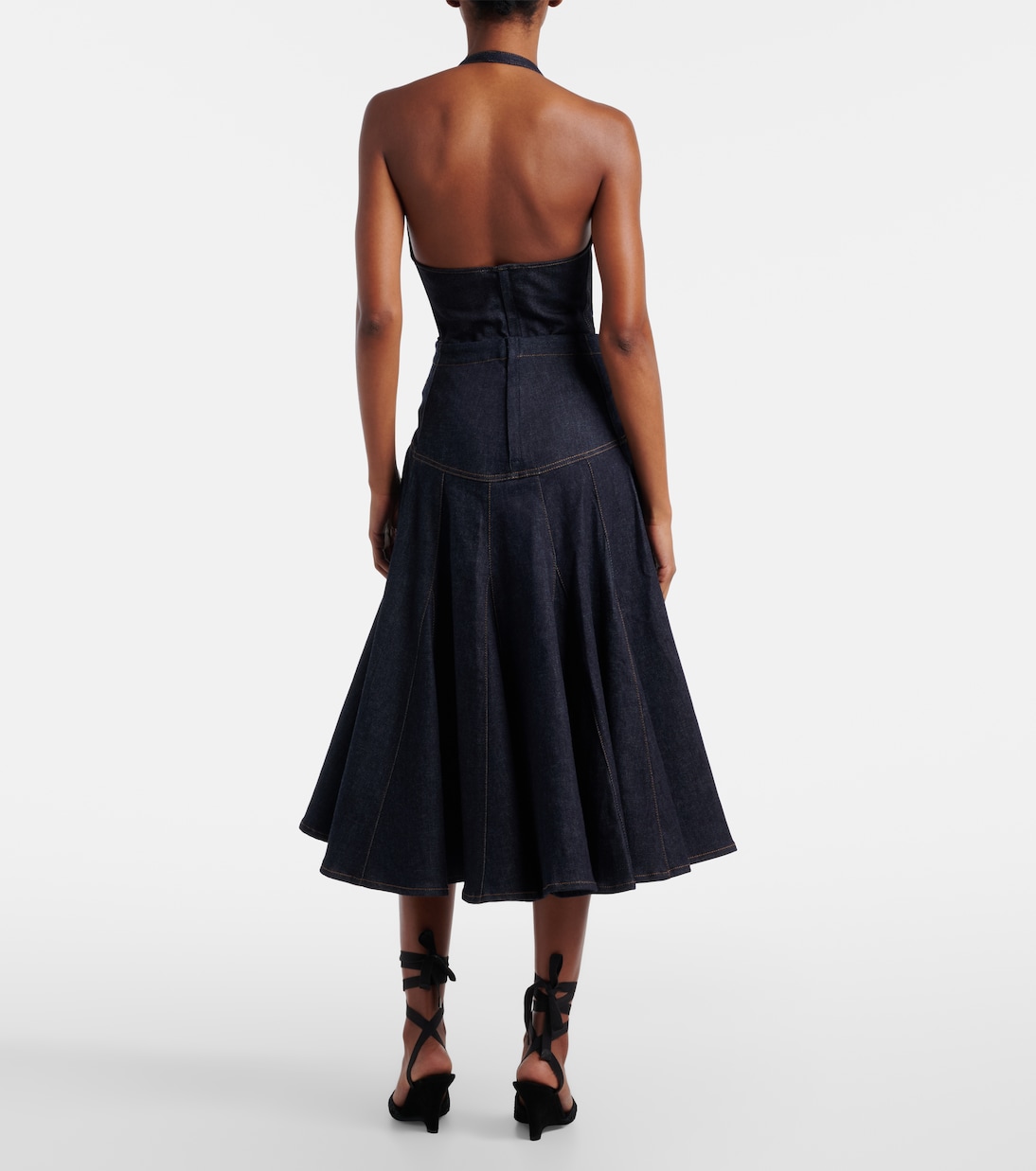 Jupe midi Lavoir de-Nîmes en denim | Jacquemus