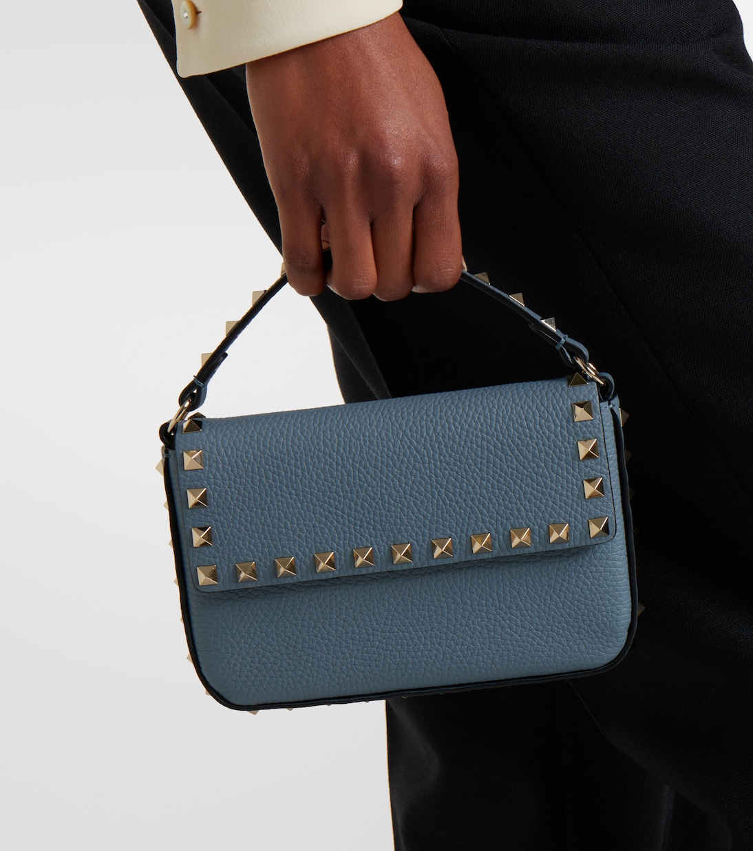 Rockstud Mini leather top-handle bag | Valentino Garavani