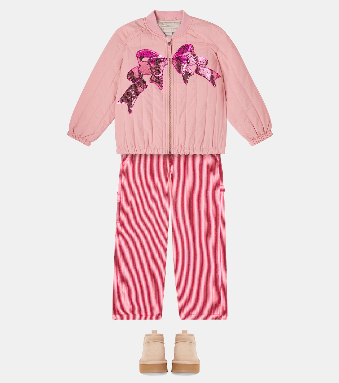 Cotton-blend lamé cardigan | Konges Sløjd