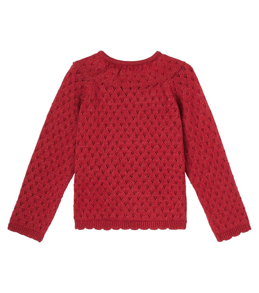 Cotton-blend lamé cardigan | Konges Sløjd