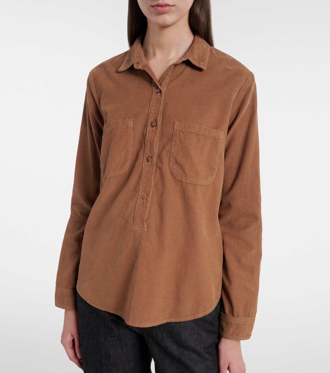 Arielle cotton corduroy shirt | Velvet