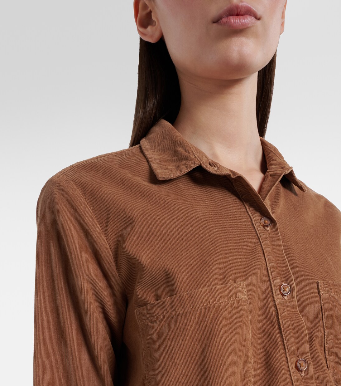 Arielle cotton corduroy shirt | Velvet