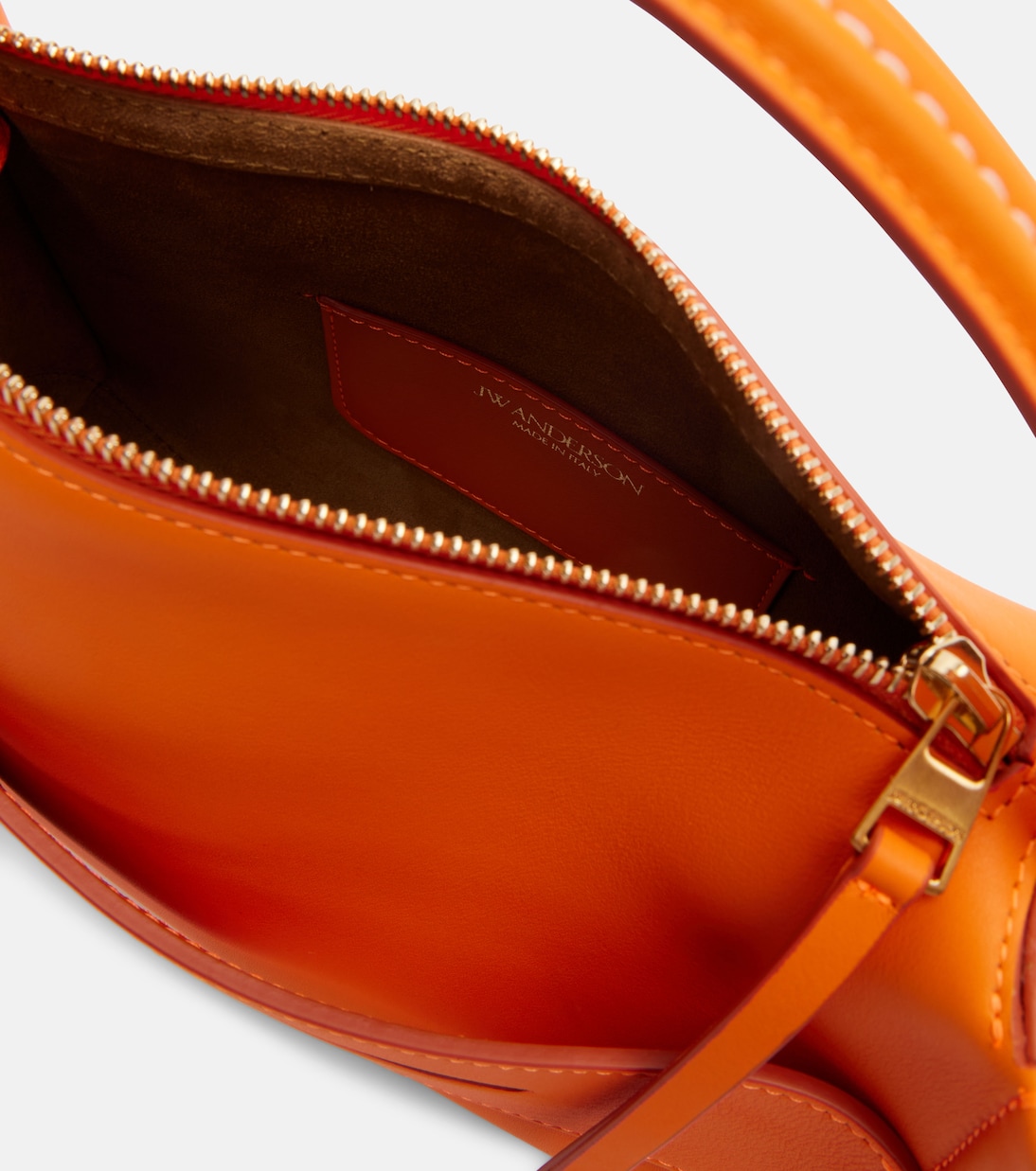 Loafer leather top-handle bag | JW Anderson