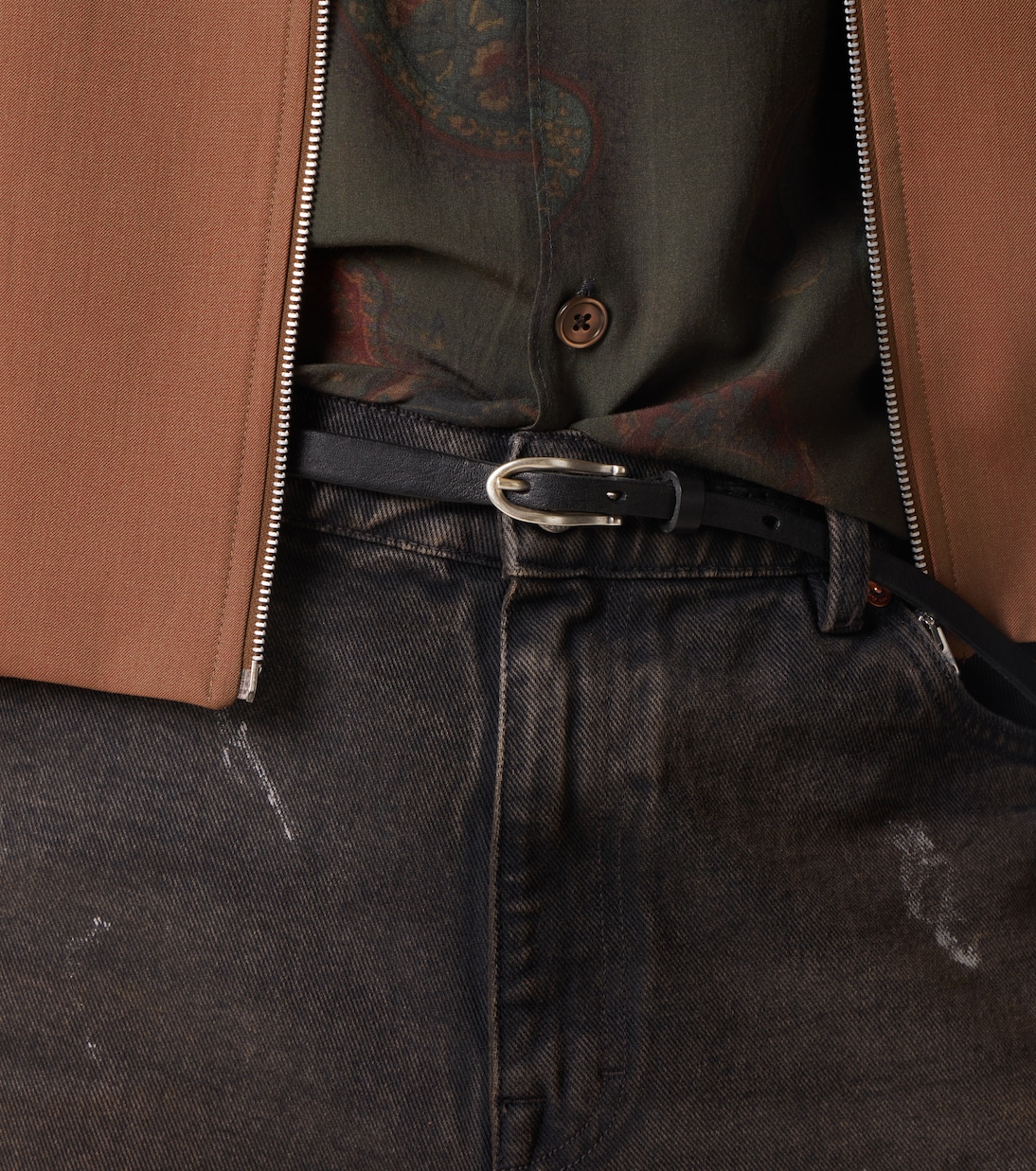 Billow studded leather belt | Our Legacy