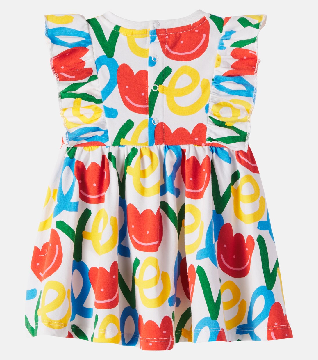 Baby Kleid aus einem Baumwollgemisch | Stella McCartney Kids