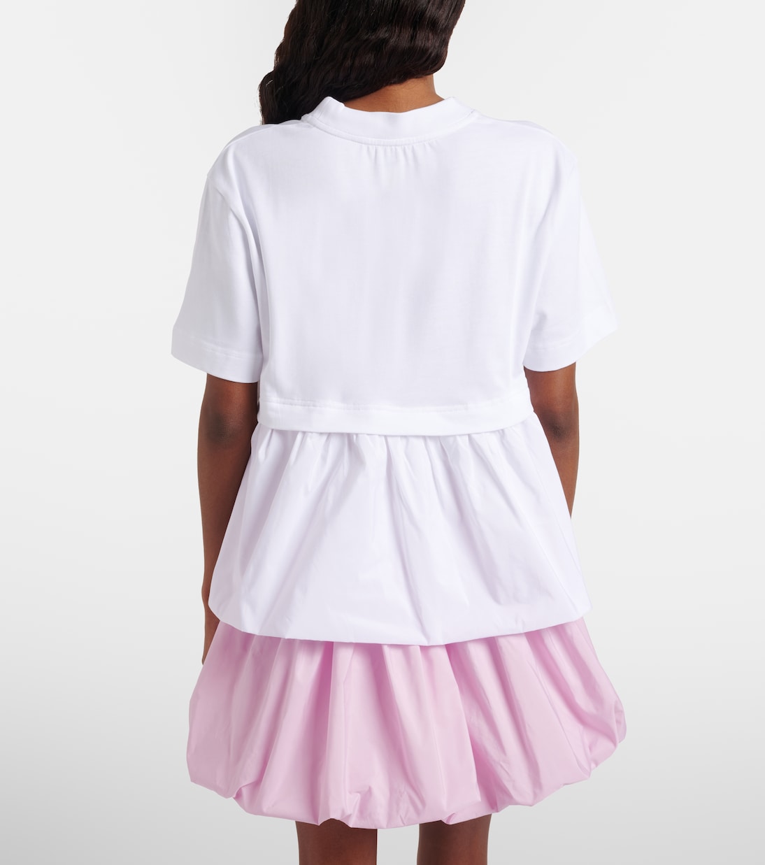 Cotton jersey and faille T-shirt | Patou