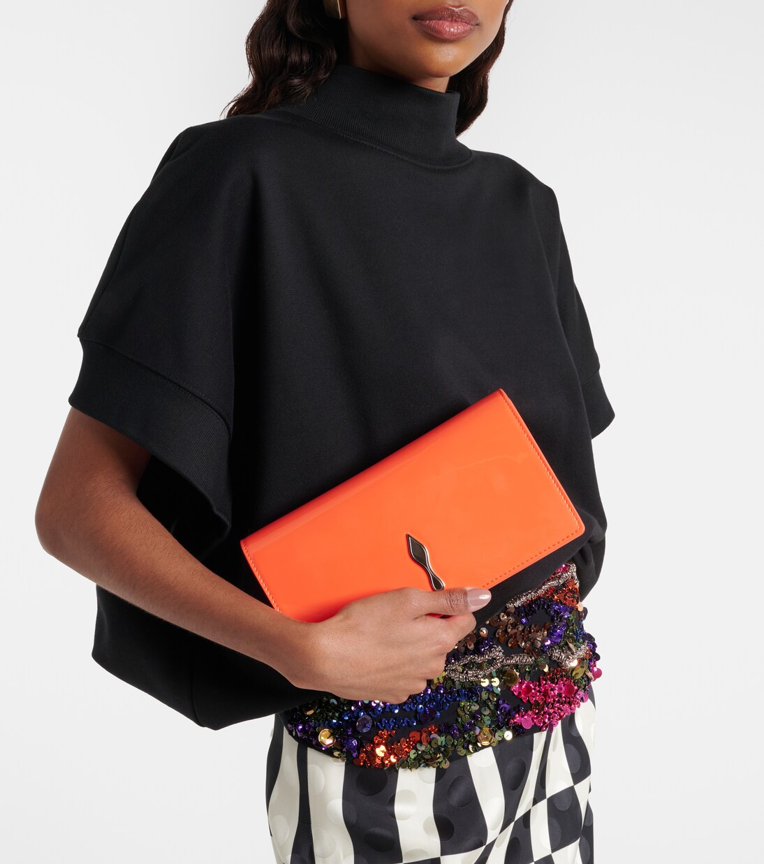 Bettina patent leather clutch | Christian Louboutin