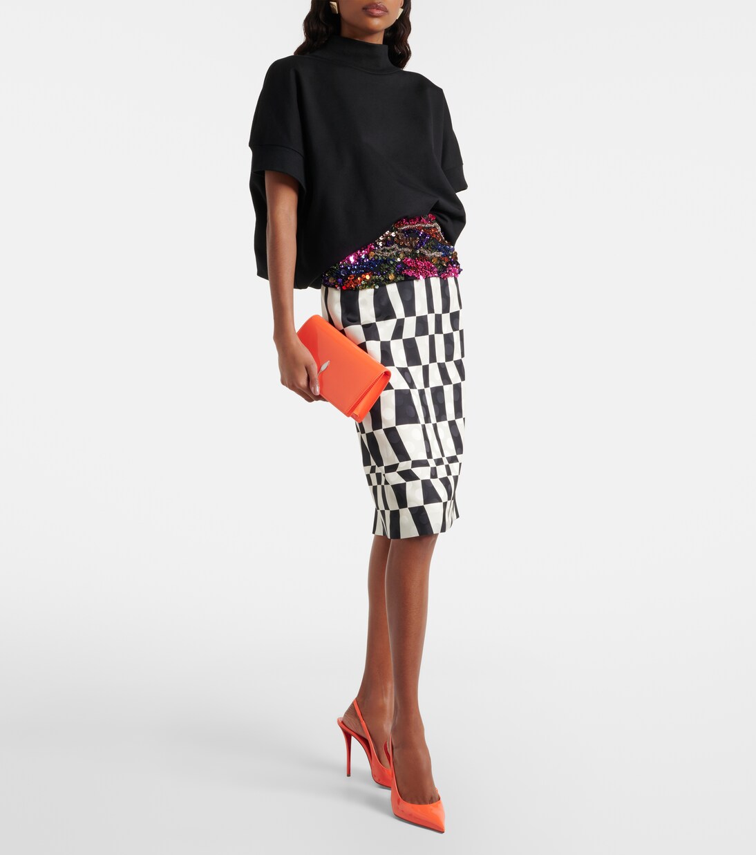 Bettina patent leather clutch | Christian Louboutin