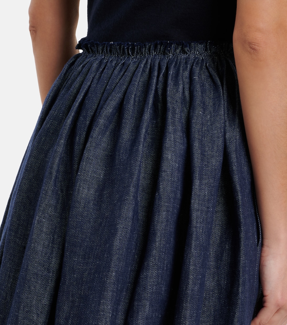 Falda midi Eloran de lino | Gabriela Hearst