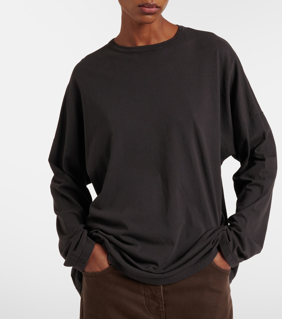 T-shirt Floris in jersey di cotone | The Row