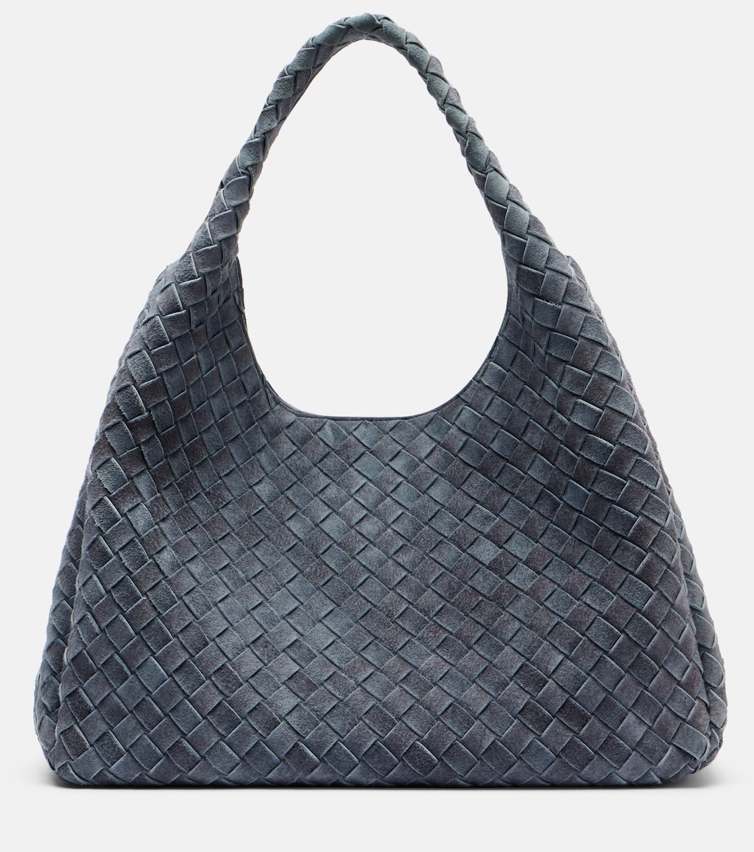 Sac Campana Large en daim Intrecciato | Bottega Veneta