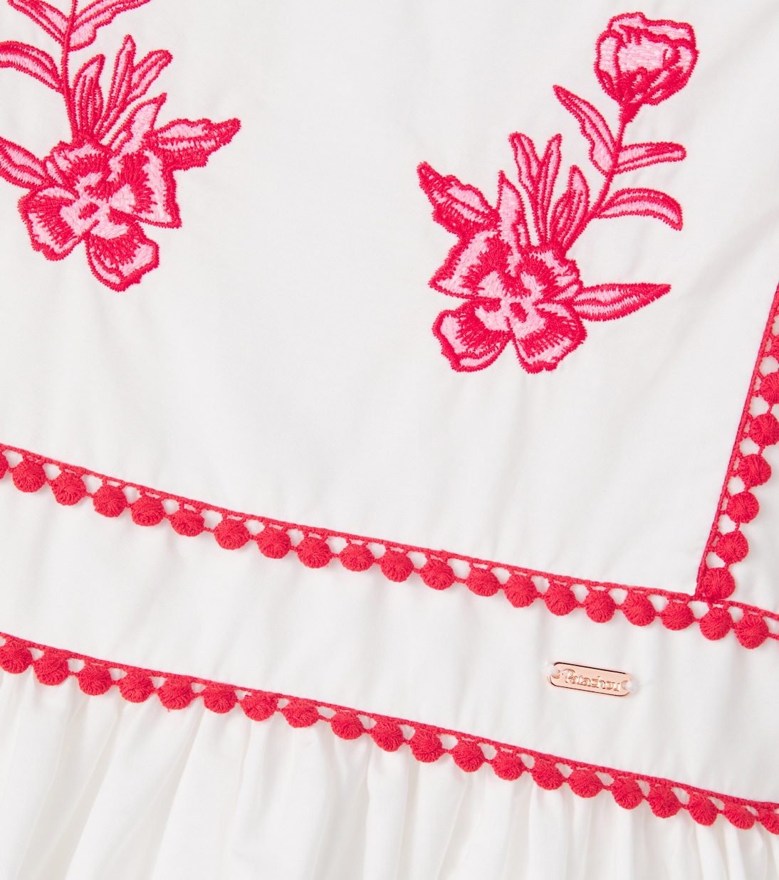 Floral embroidered cotton dress | Patachou