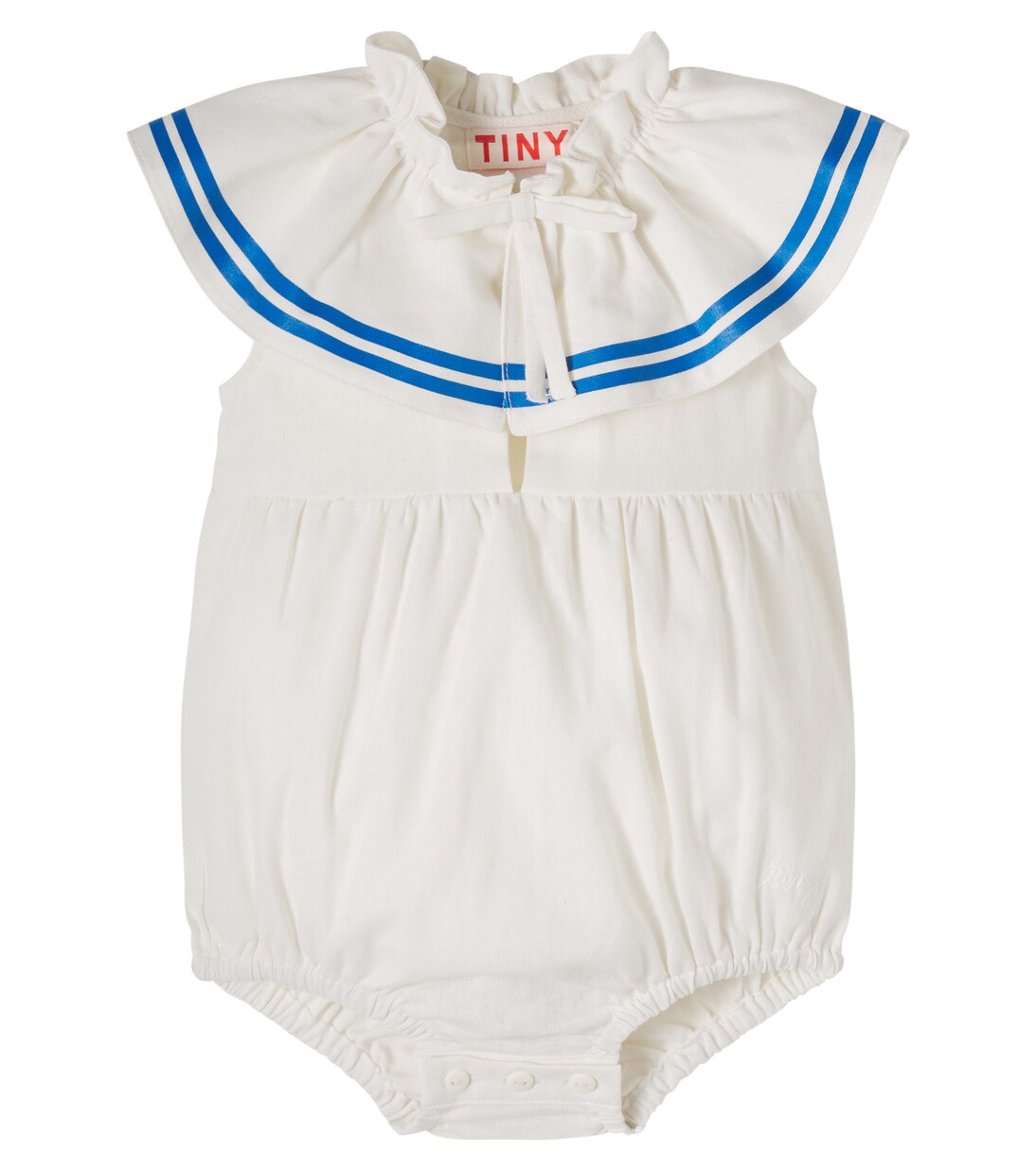 Baby linen and cotton bodysuit | Tinycottons