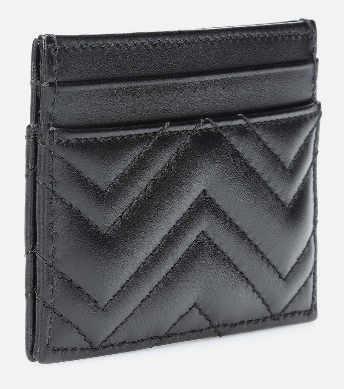 محفظة للبطاقات من الجلد GG Marmont | Gucci