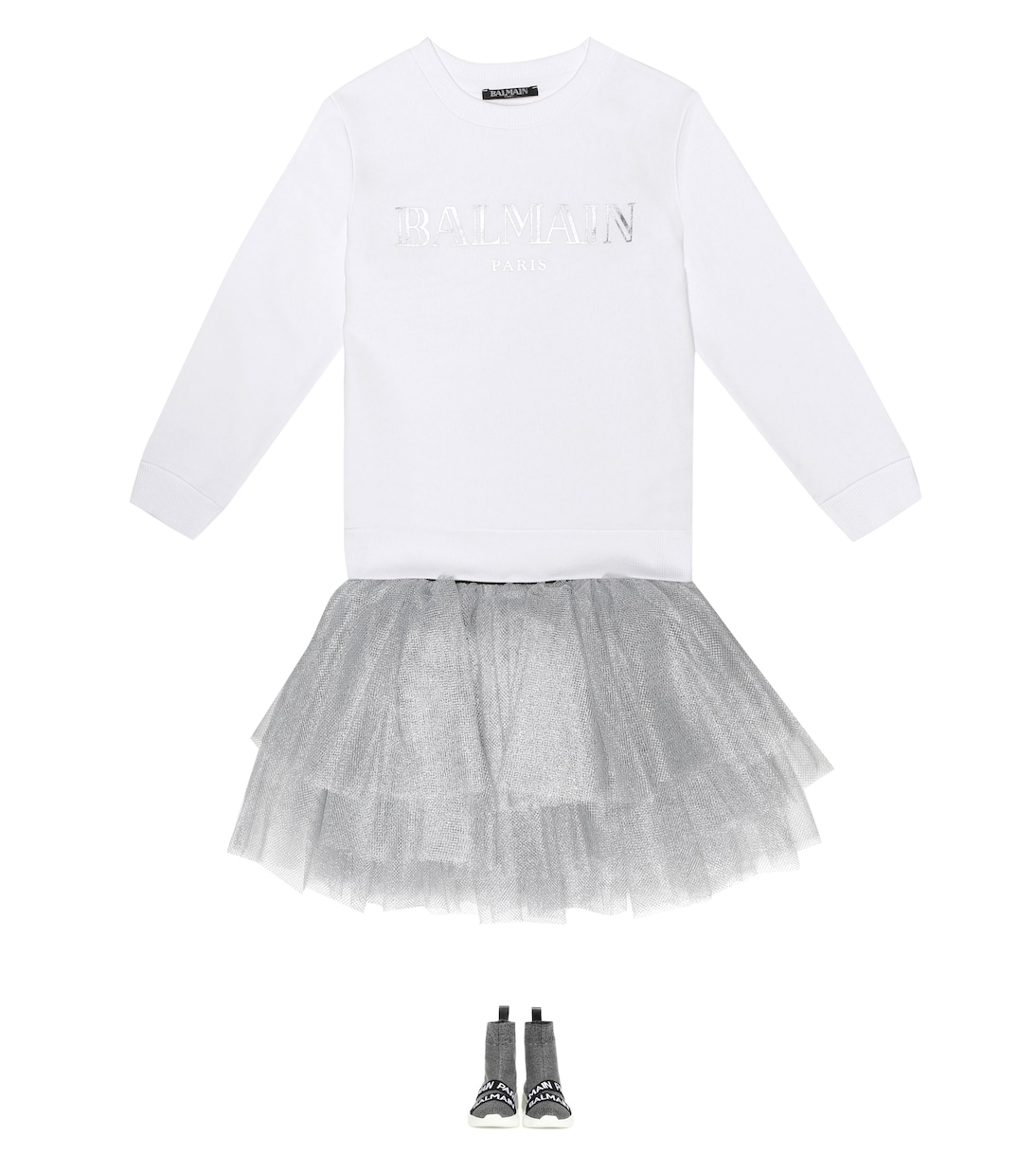 Sweatshirt aus Baumwolle | Balmain Kids