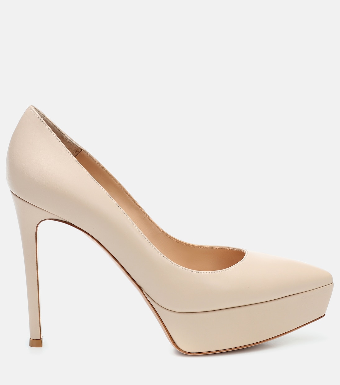 Escarpins Dasha à plateau en cuir | Gianvito Rossi