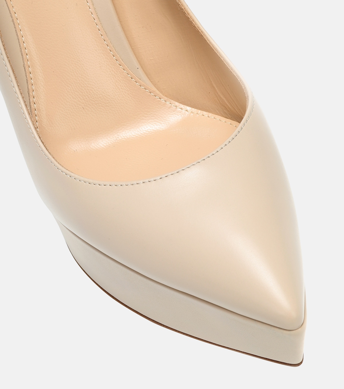Escarpins Dasha à plateau en cuir | Gianvito Rossi