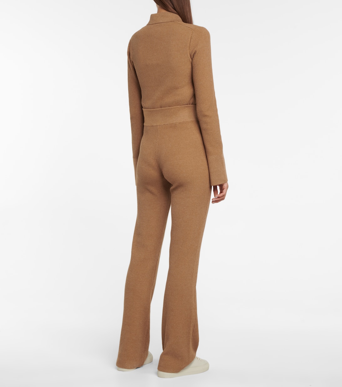 Ribbed-knit cotton-blend pants | Frame