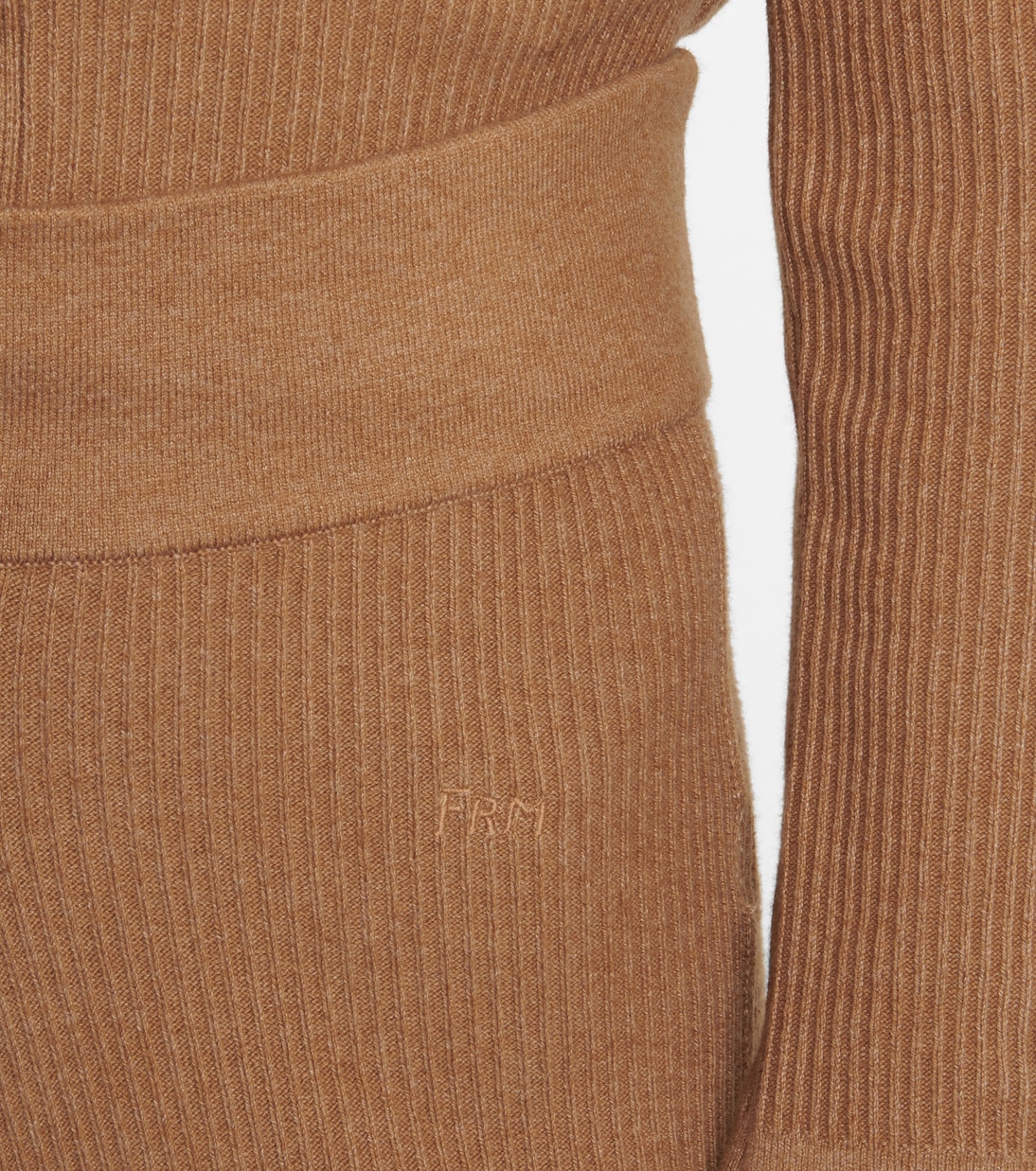 Ribbed-knit cotton-blend pants | Frame