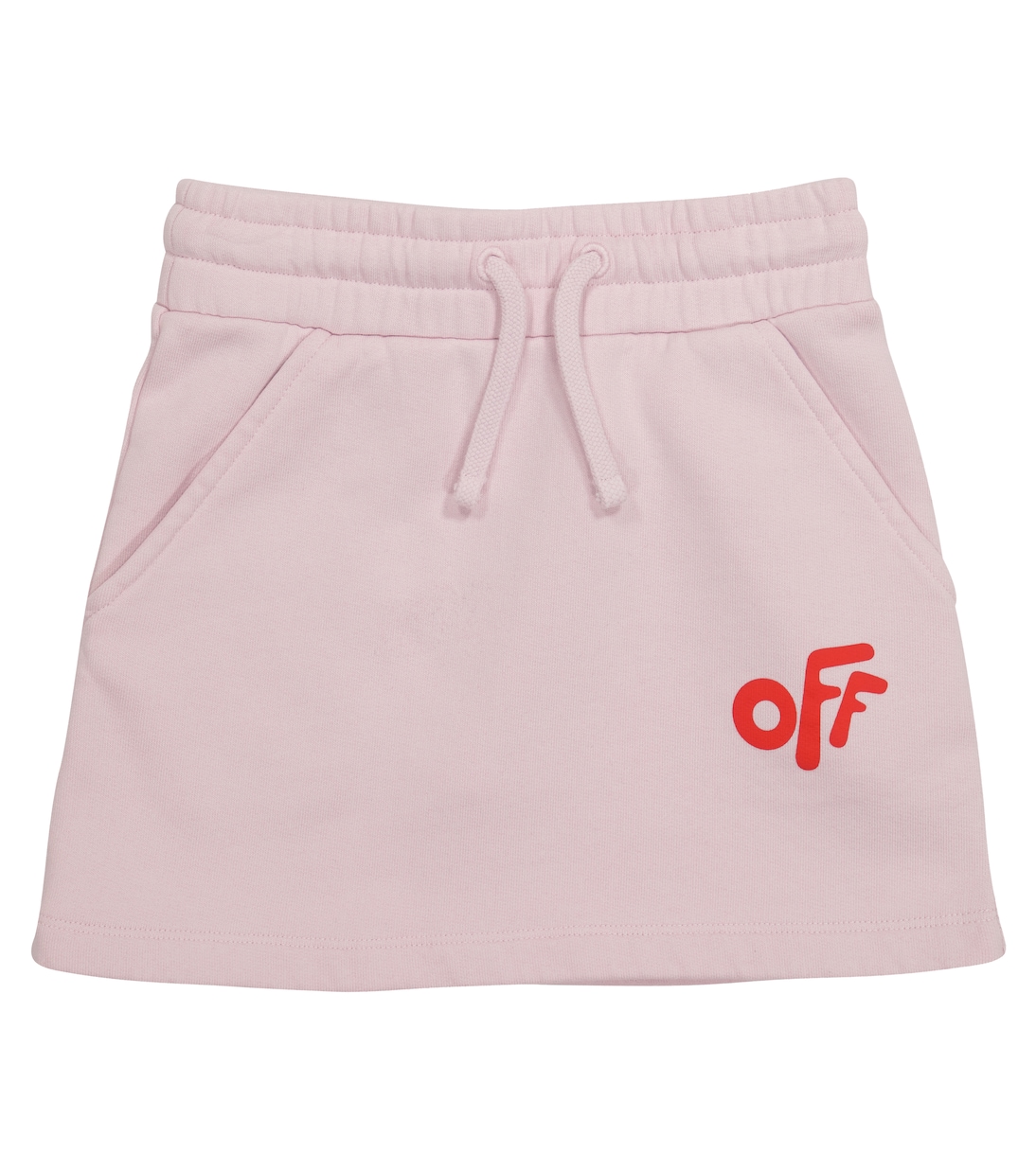 Logo cotton skirt | Off-White Kids