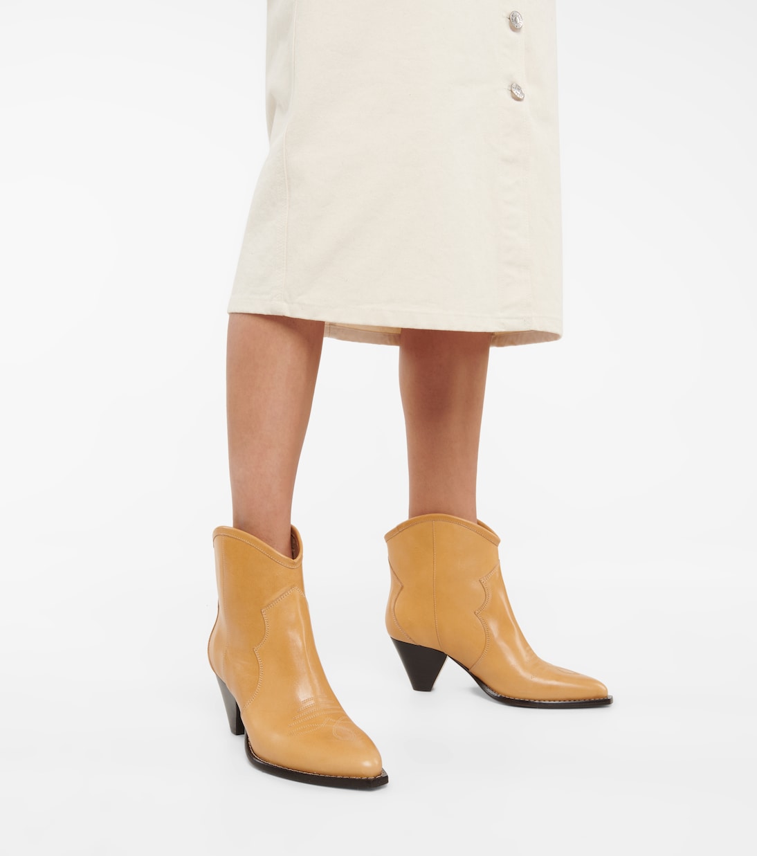 Darizo leather cowboy boots | Isabel Marant