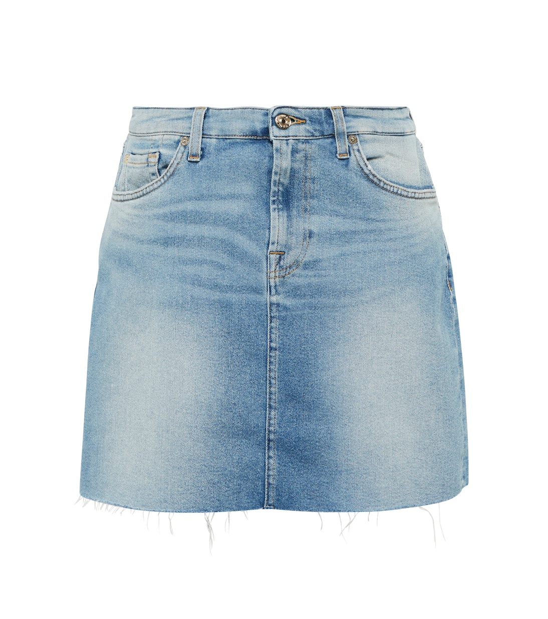 Minifalda vaquera de tiro alto | 7 For All Mankind