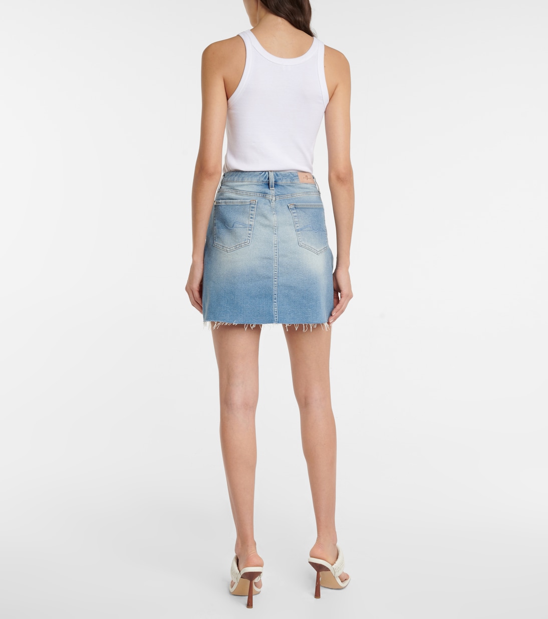 Minifalda vaquera de tiro alto | 7 For All Mankind