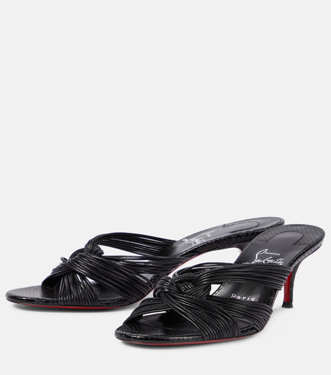 Sandali Multitaski 70 in pelle | Christian Louboutin