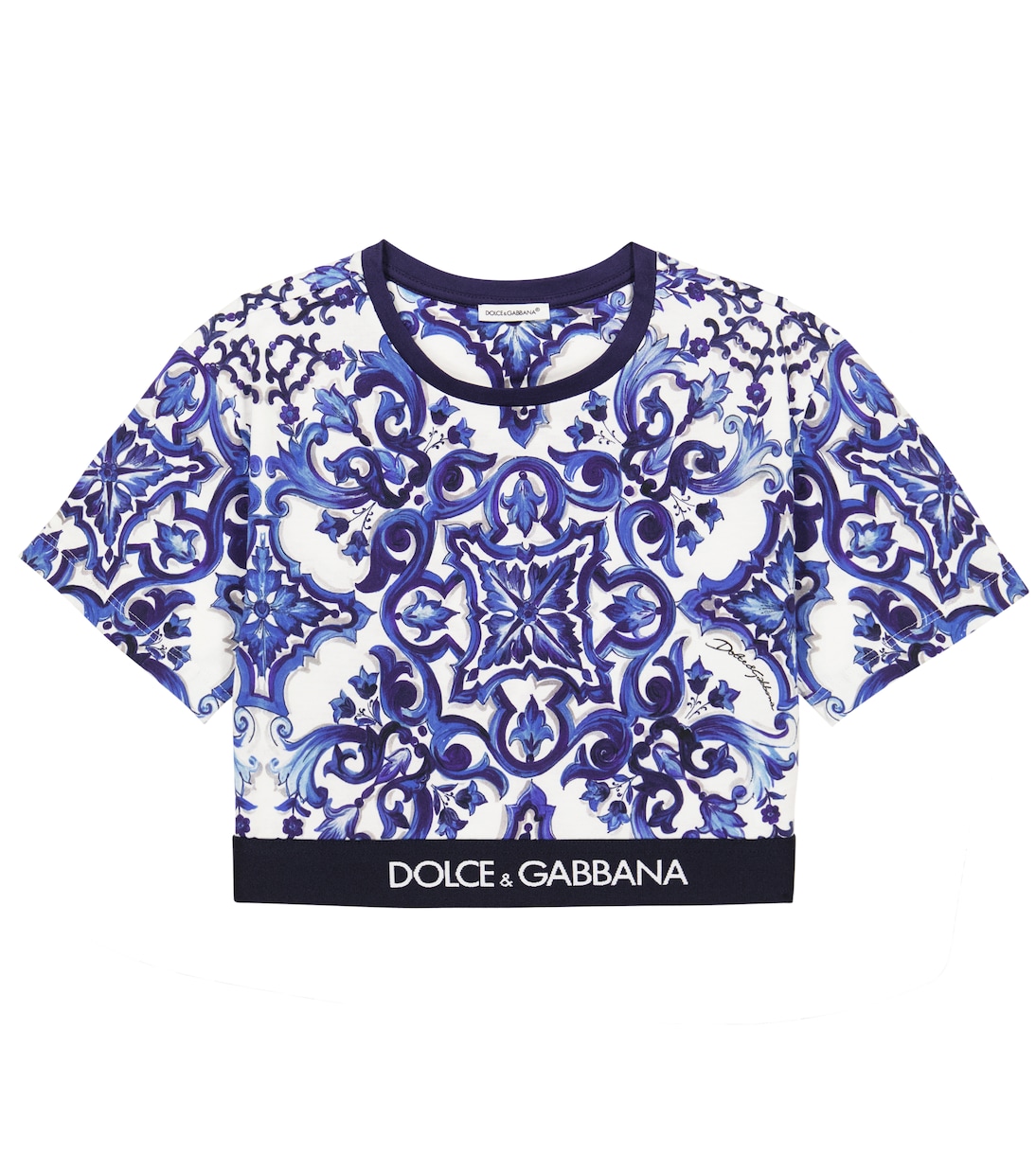 Bedrucktes T-Shirt aus Baumwoll-Jersey | Dolce&Gabbana Kids