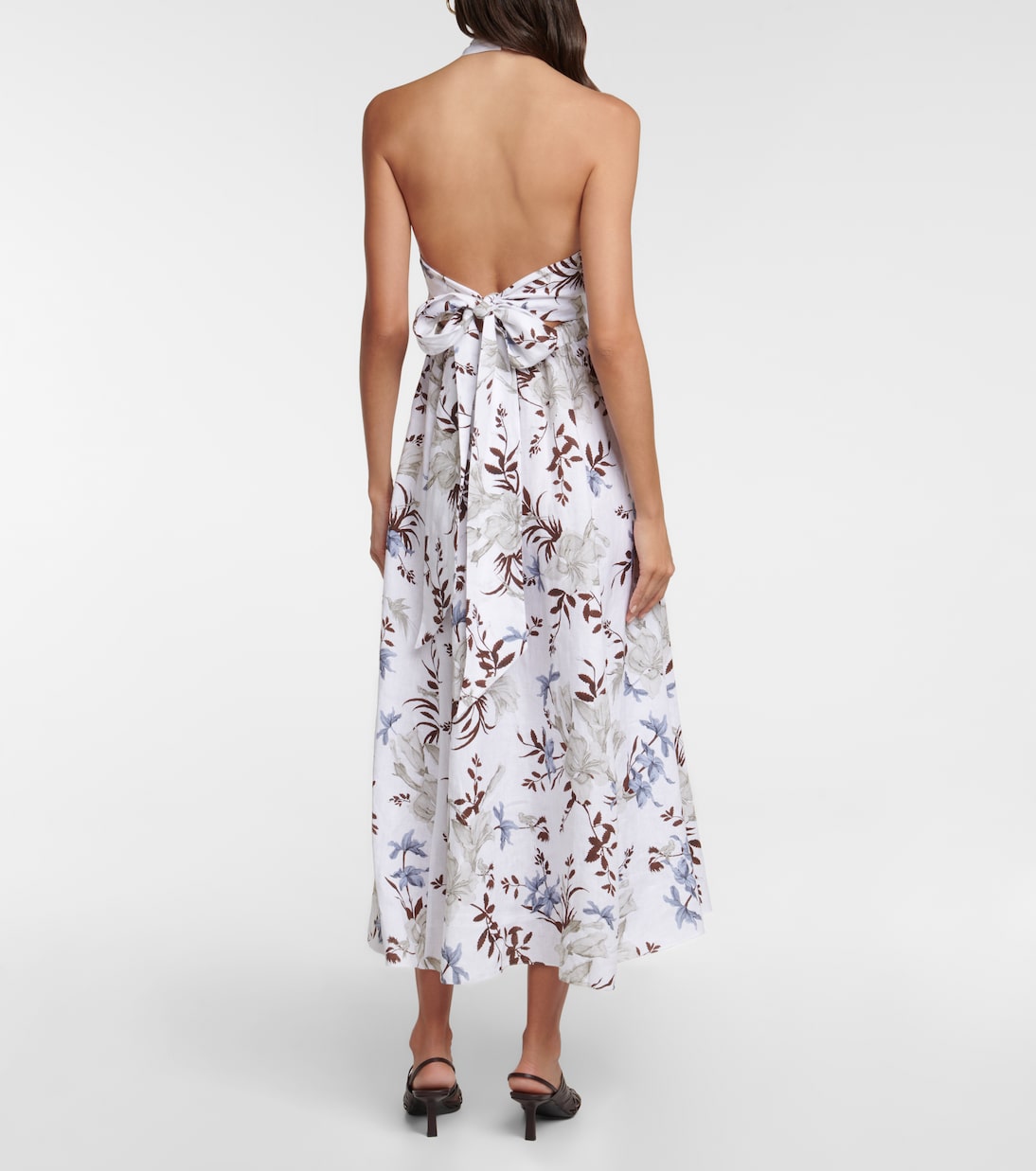 Vestido midi Helena de algodón | Erdem