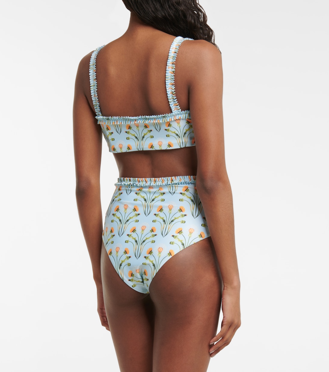 Nopal Diente de León bikini bottoms | Agua by Agua Bendita