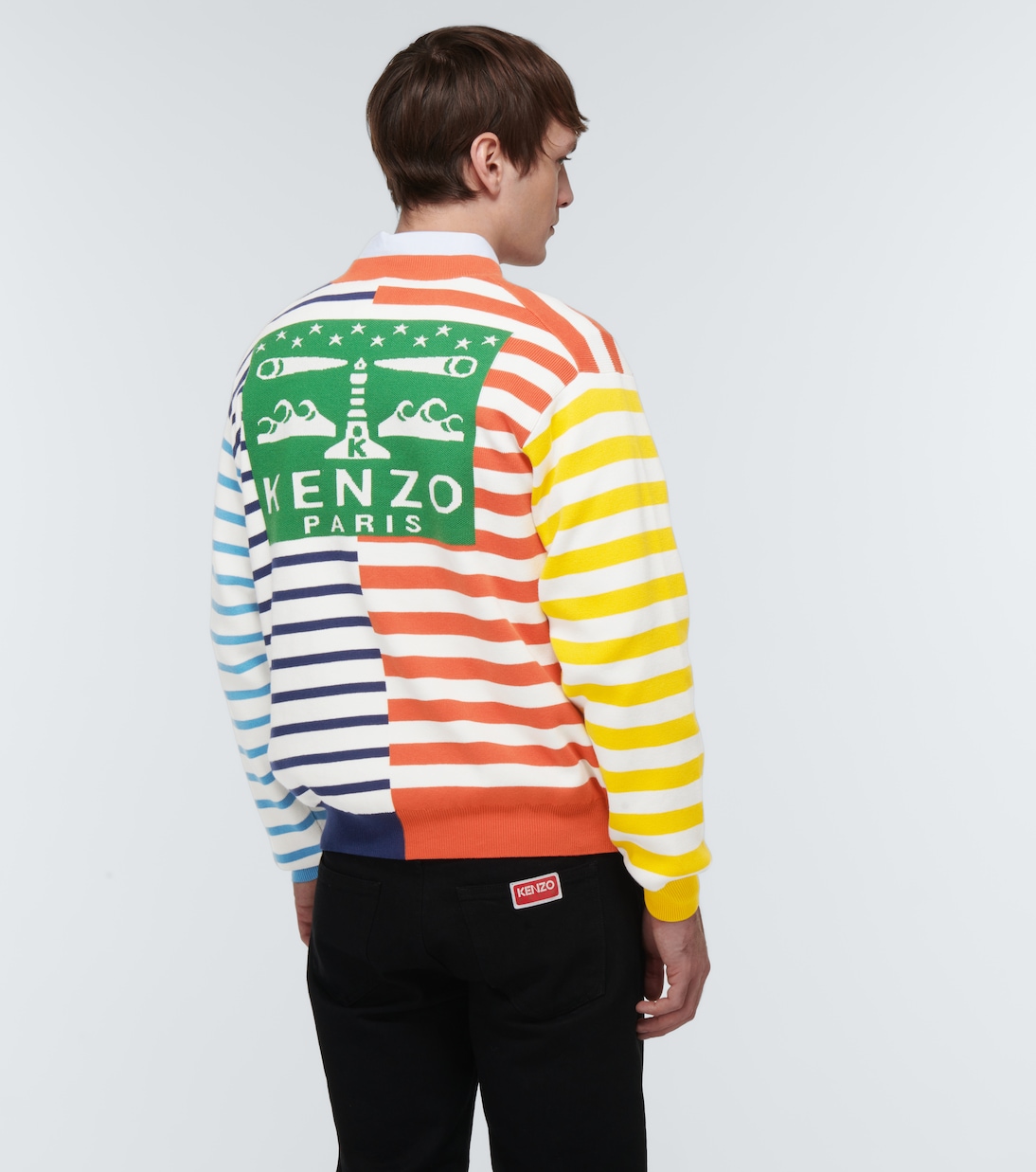 Pull rayé en coton et laine | Kenzo