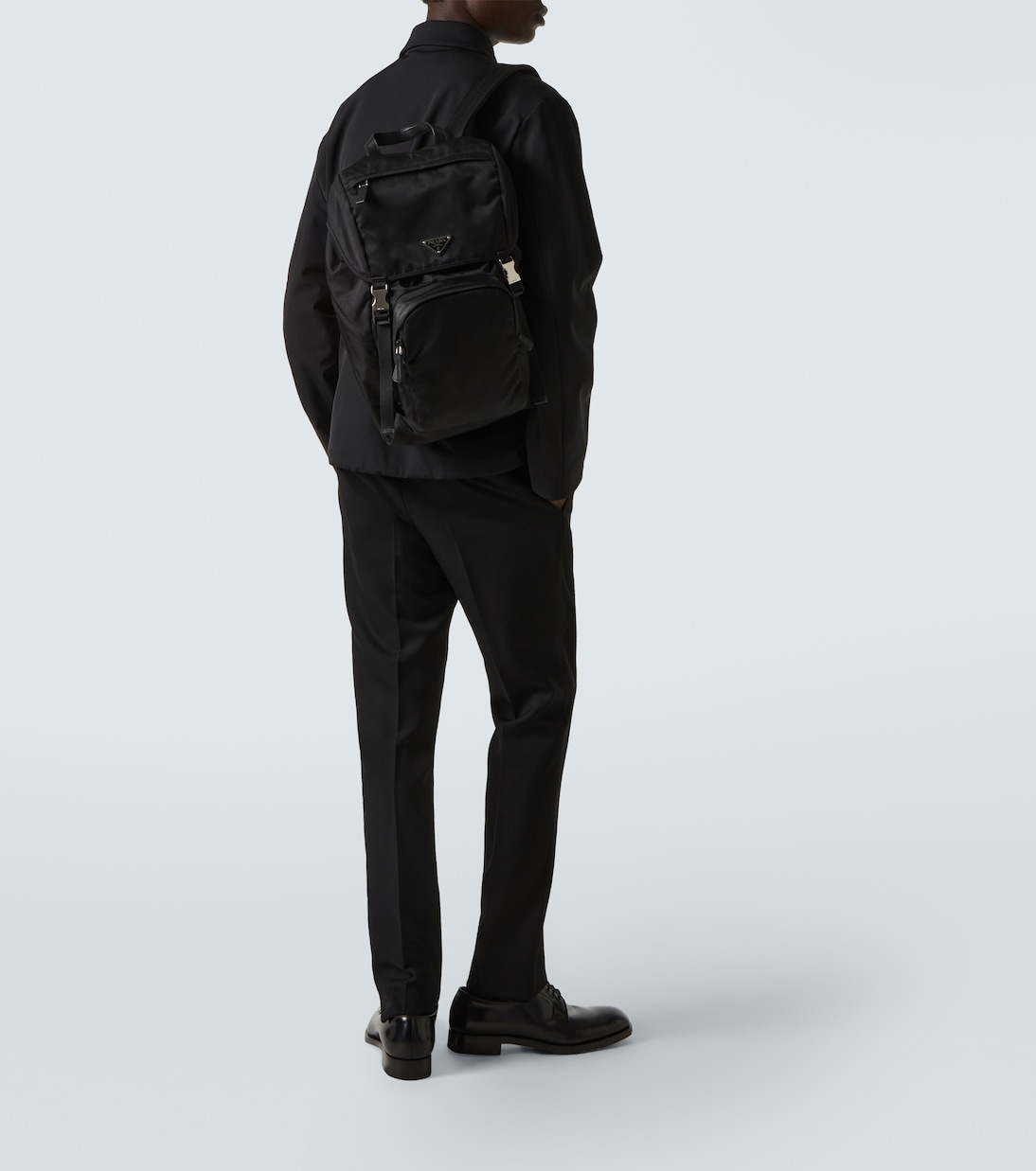 Sac à dos en Re-Nylon à logo | Prada