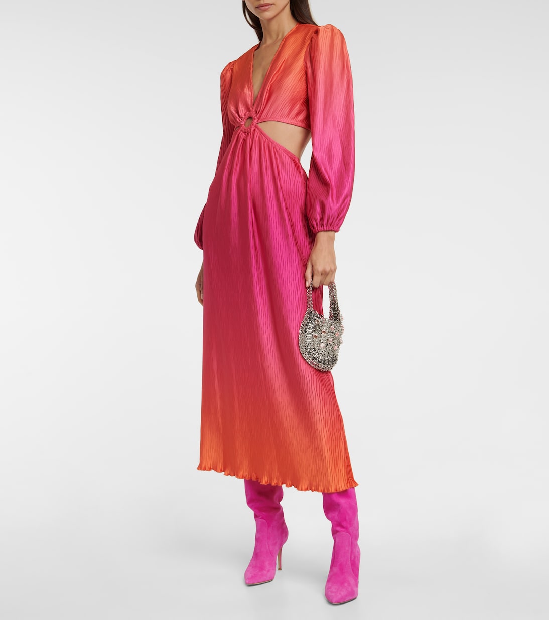 Hansen 85 suede knee-high boots | Gianvito Rossi