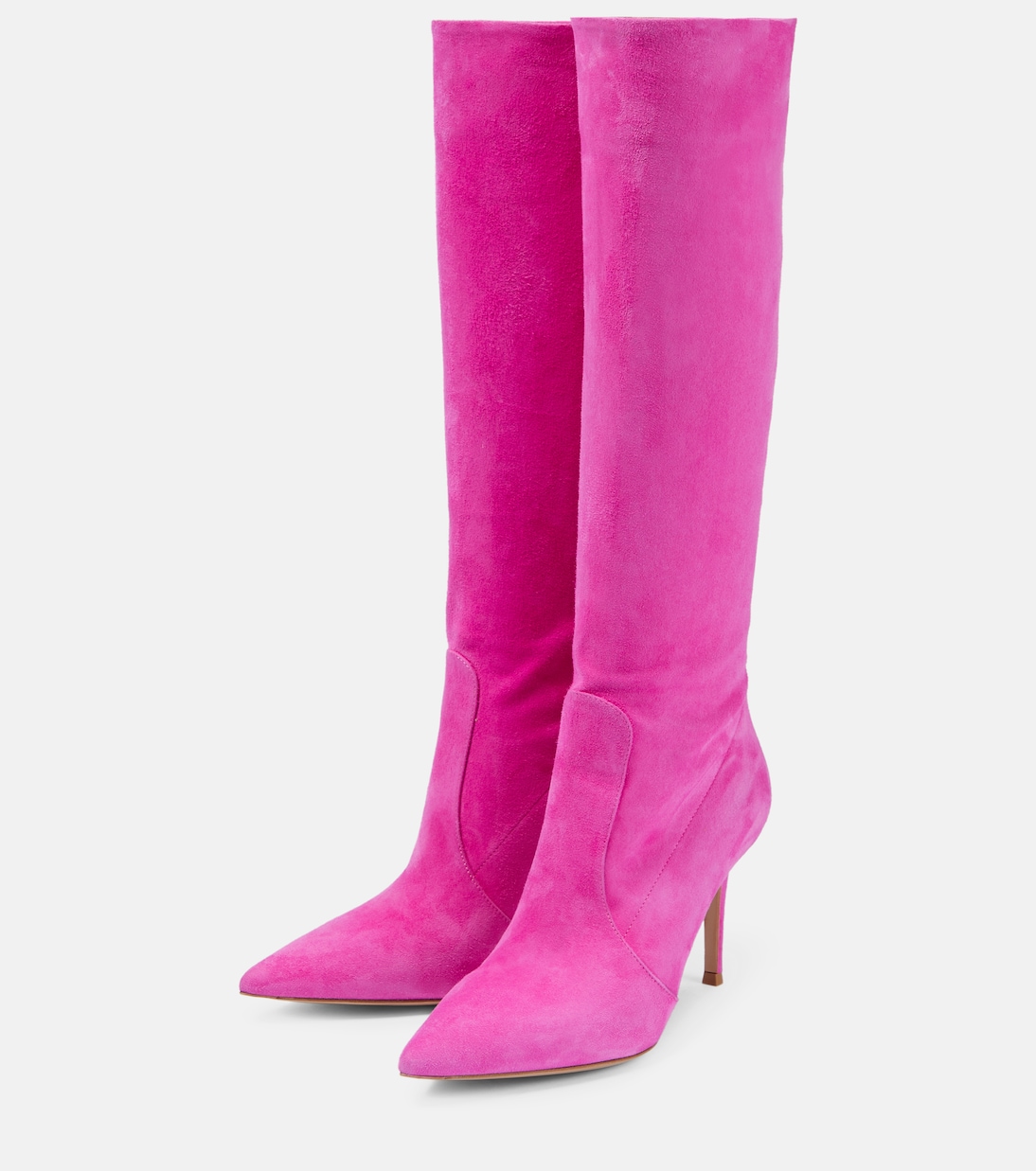 Hansen 85 suede knee-high boots | Gianvito Rossi