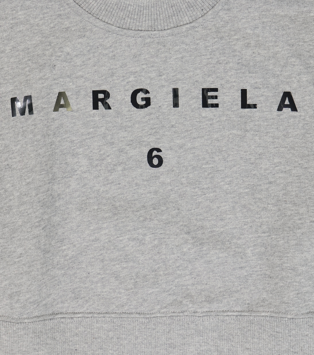 Felpa in jersey di cotone con logo | MM6 Maison Margiela Kids