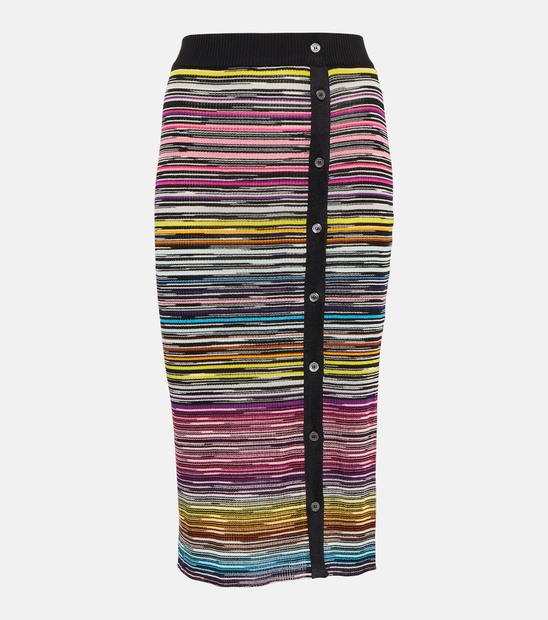 Falda midi en mezcla de lana | Missoni