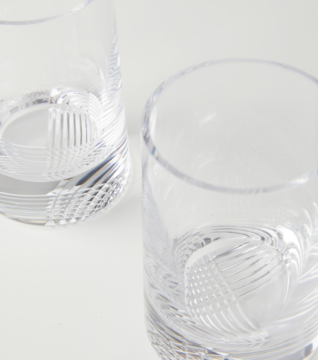 Alba set of 2 whiskey glasses | Nude