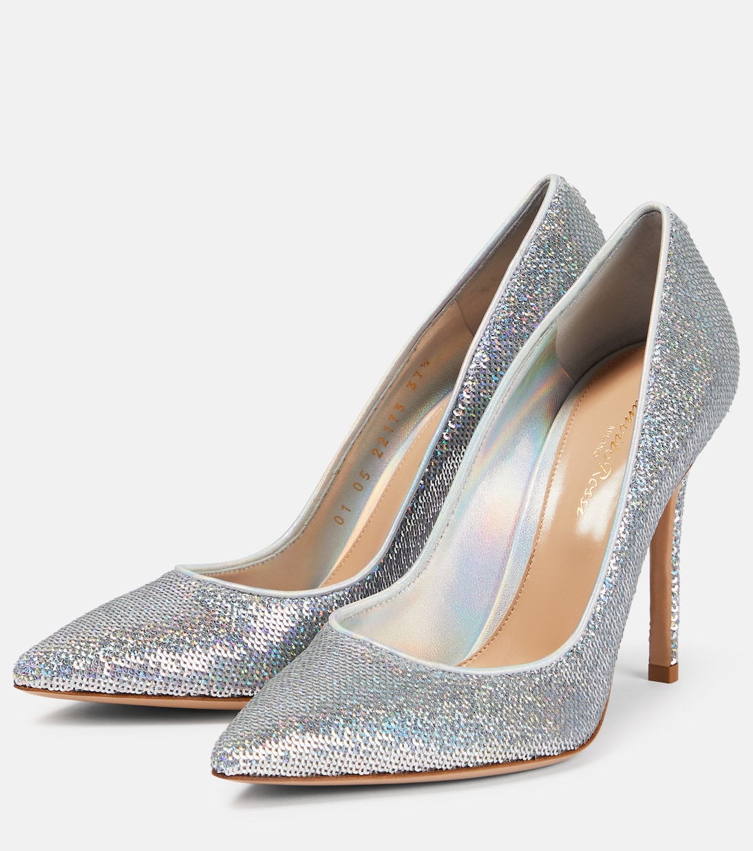 Pumps con decorazioni glitterate | Gianvito Rossi