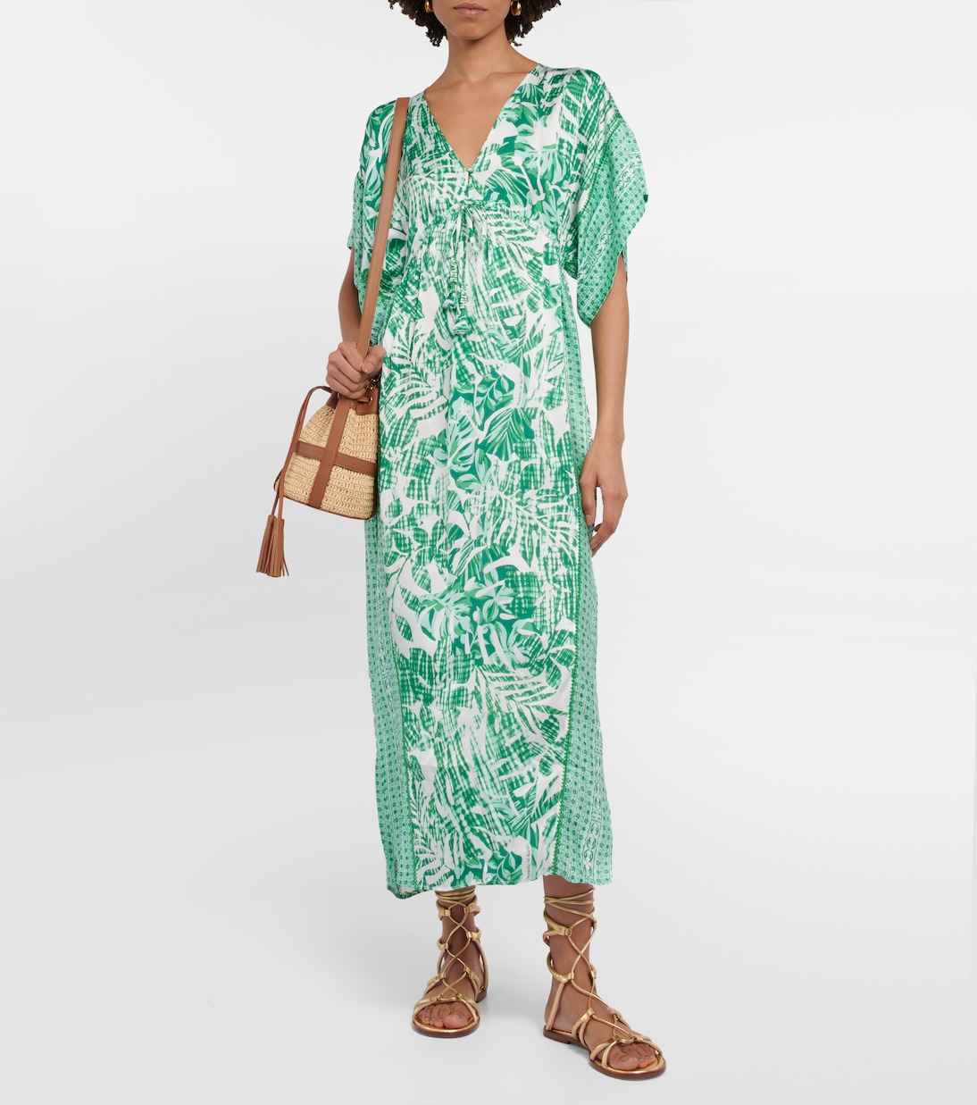 Amaya printed kaftan | Poupette St Barth