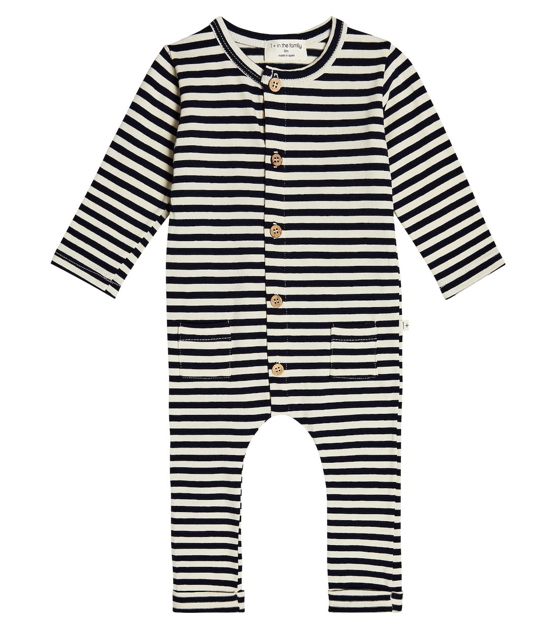 Baby - Tutina Roman in cotone a righe | 1 + in the Family