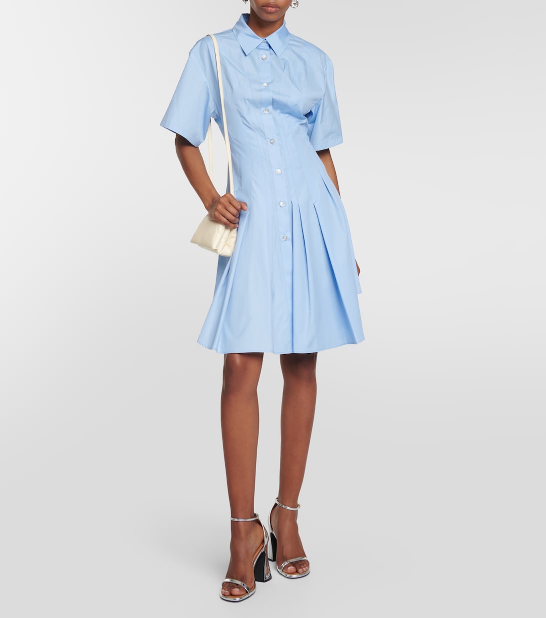 Hemdblusenkleid aus Baumwollpopeline | Marni