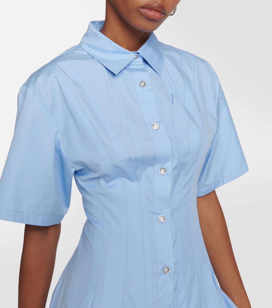 Hemdblusenkleid aus Baumwollpopeline | Marni