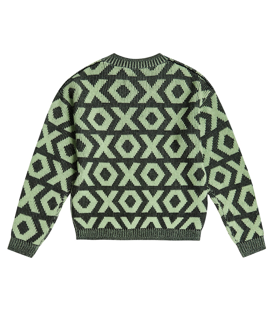 Pullover in lana e cotone con logo | Acne Studios Kids